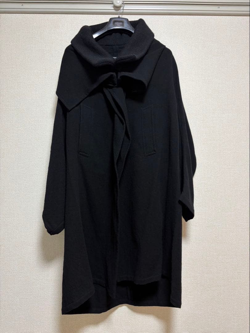 ワイズ 19AW オーバーサイズドウールコート YV-C07-107