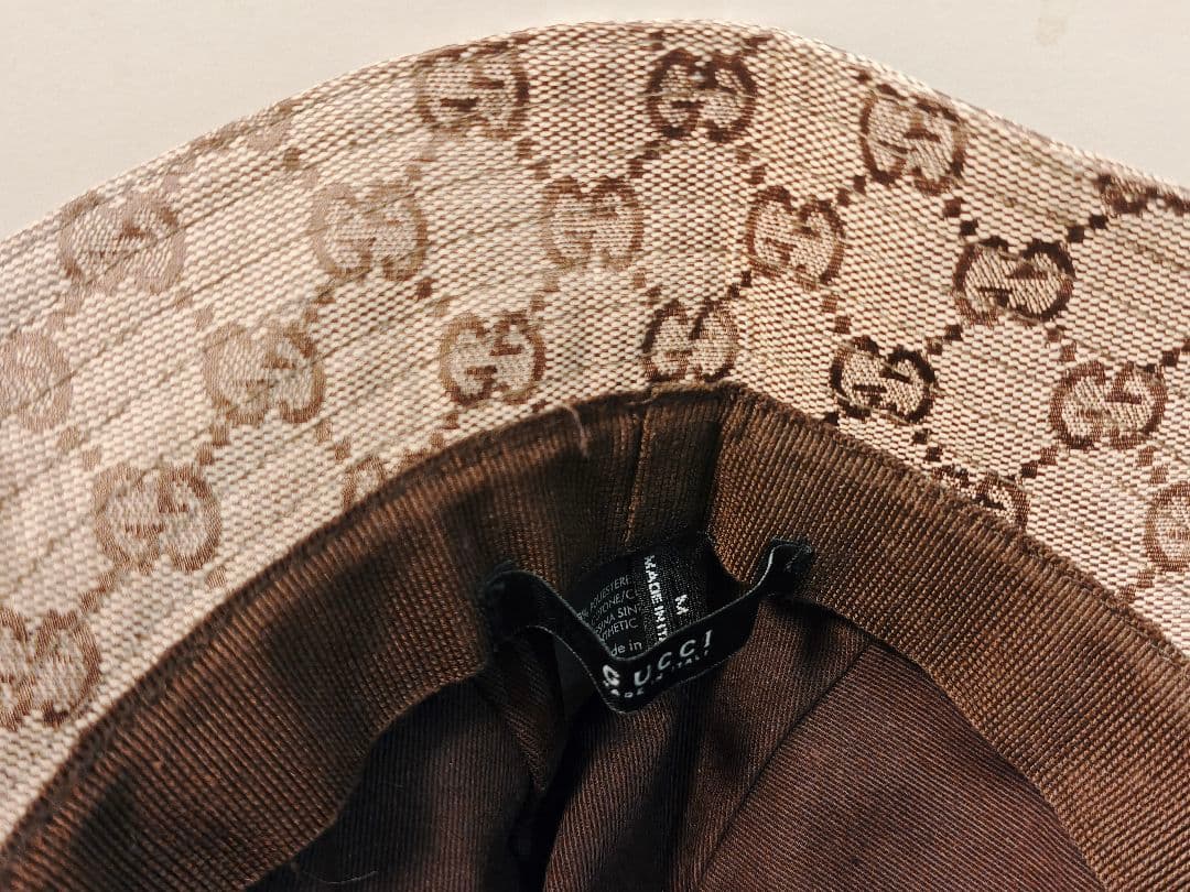 あ*ん様 GUCCI グッチ バケットハット GGキャンバス シェリーライン