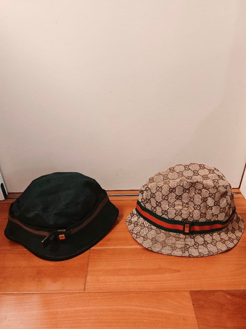 あ*ん様 GUCCI グッチ バケットハット GGキャンバス シェリーライン