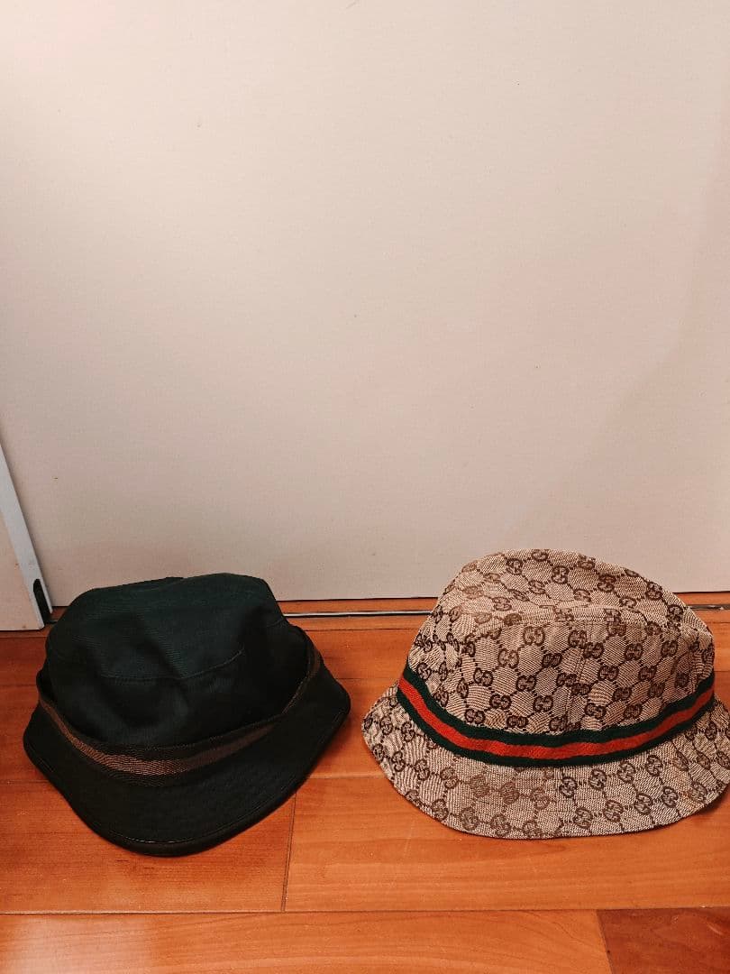 あ*ん様 GUCCI グッチ バケットハット GGキャンバス シェリーライン