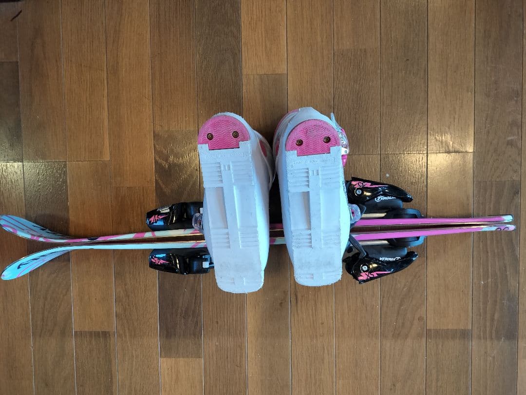 P.Pritty ジュニアスキー3点セット 板80cm ブーツ 17.0cm