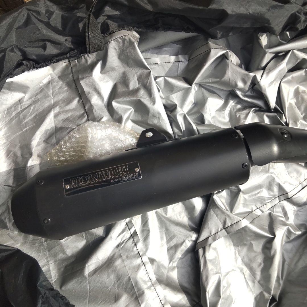 レブル250用モリワキ ブラックマフラー「装着使用距離100㌔位」