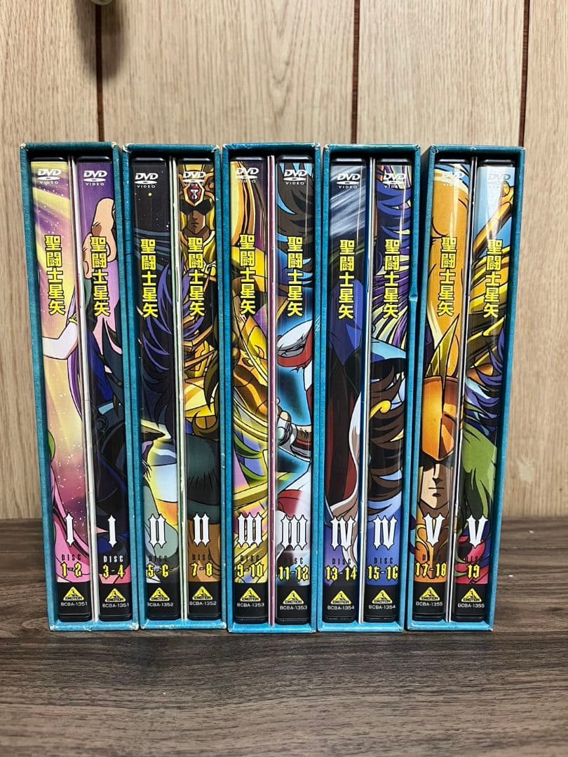 聖闘士星矢 DVD 全5巻セット