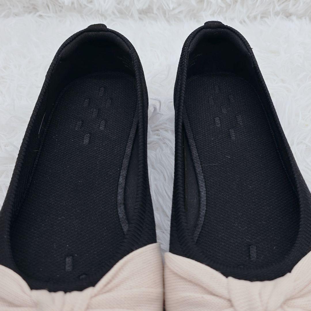 ✨極美品✨VIVAIA Bibi 結びデザイン フラットシューズ 黒 23cm