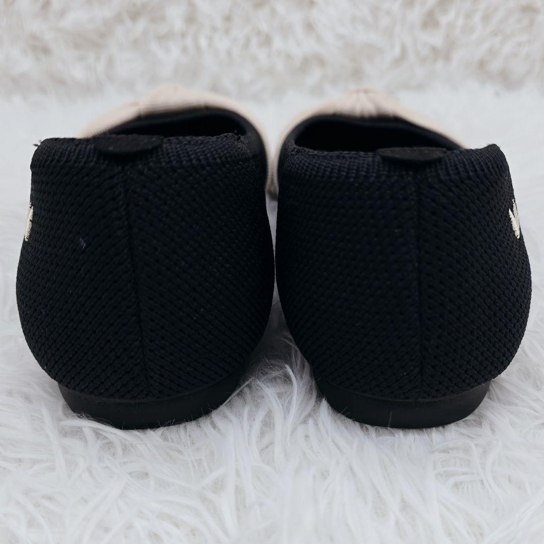 ✨極美品✨VIVAIA Bibi 結びデザイン フラットシューズ 黒 23cm