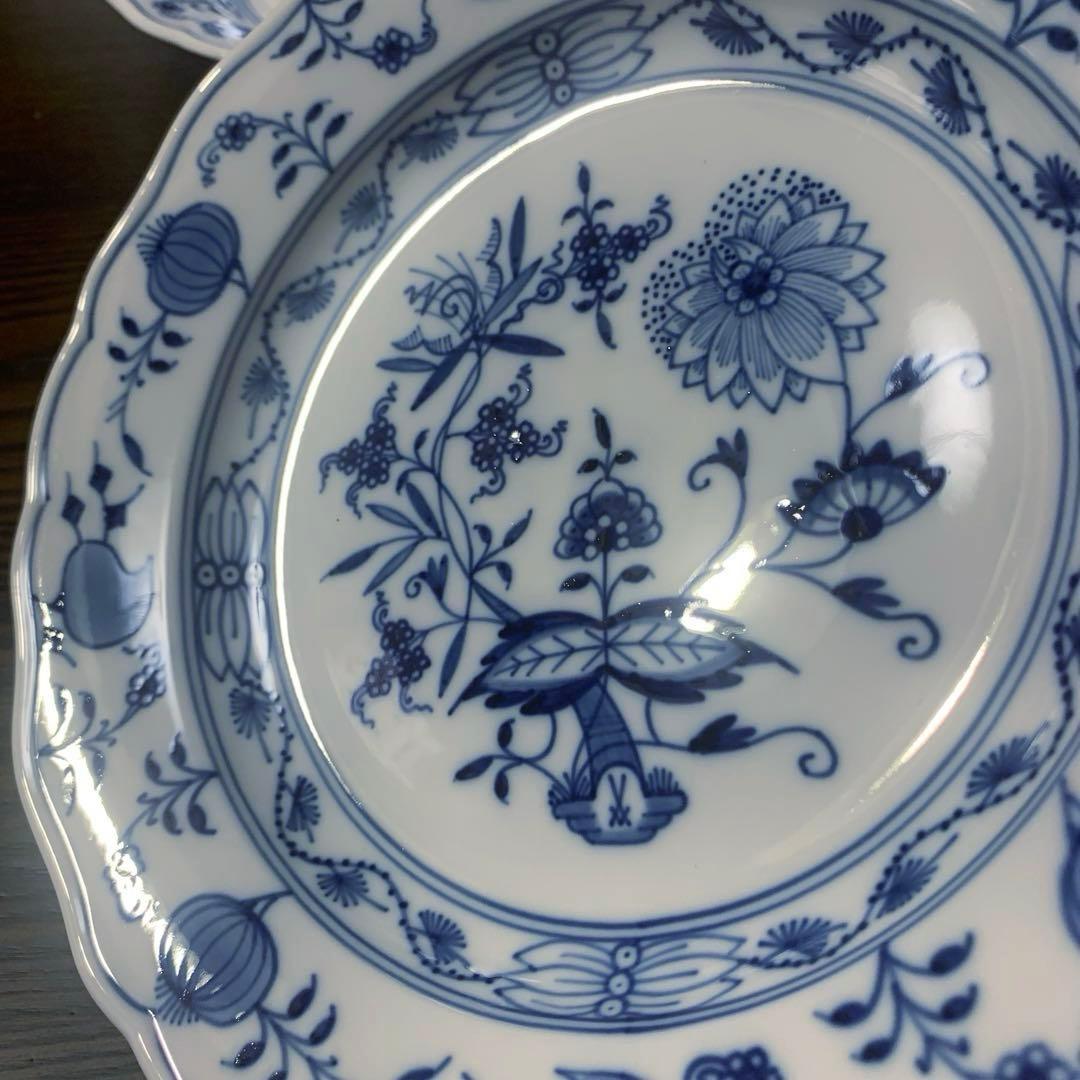 未使用保管品☆マイセン ブルーオニオン20cmプレート2枚一級品