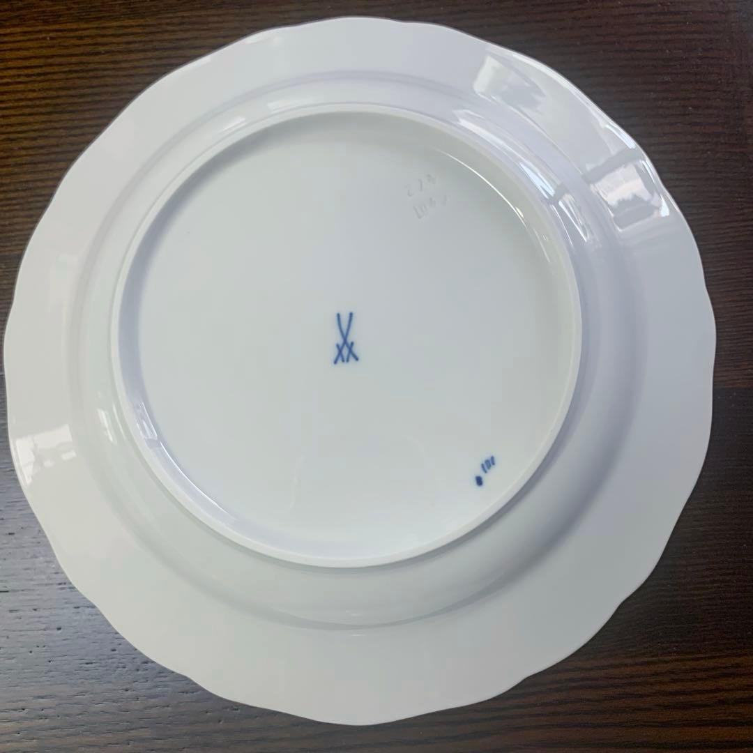 未使用保管品☆マイセン ブルーオニオン20cmプレート2枚一級品