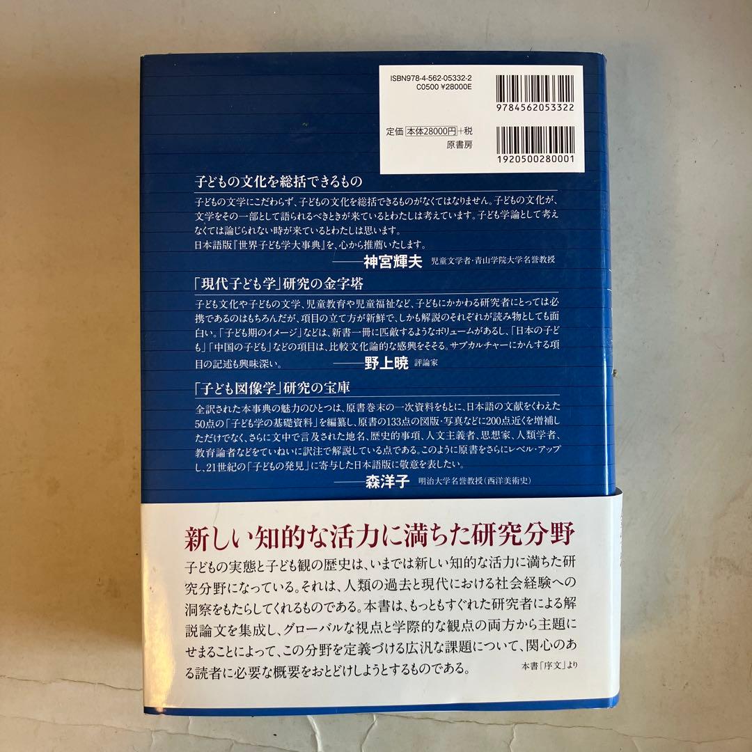 世界子ども学大事典