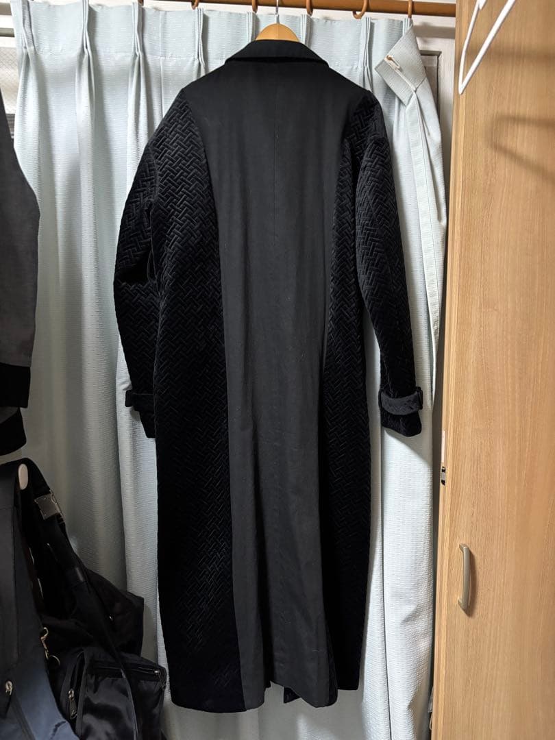 マキシ丈　スーパーロングコート黒