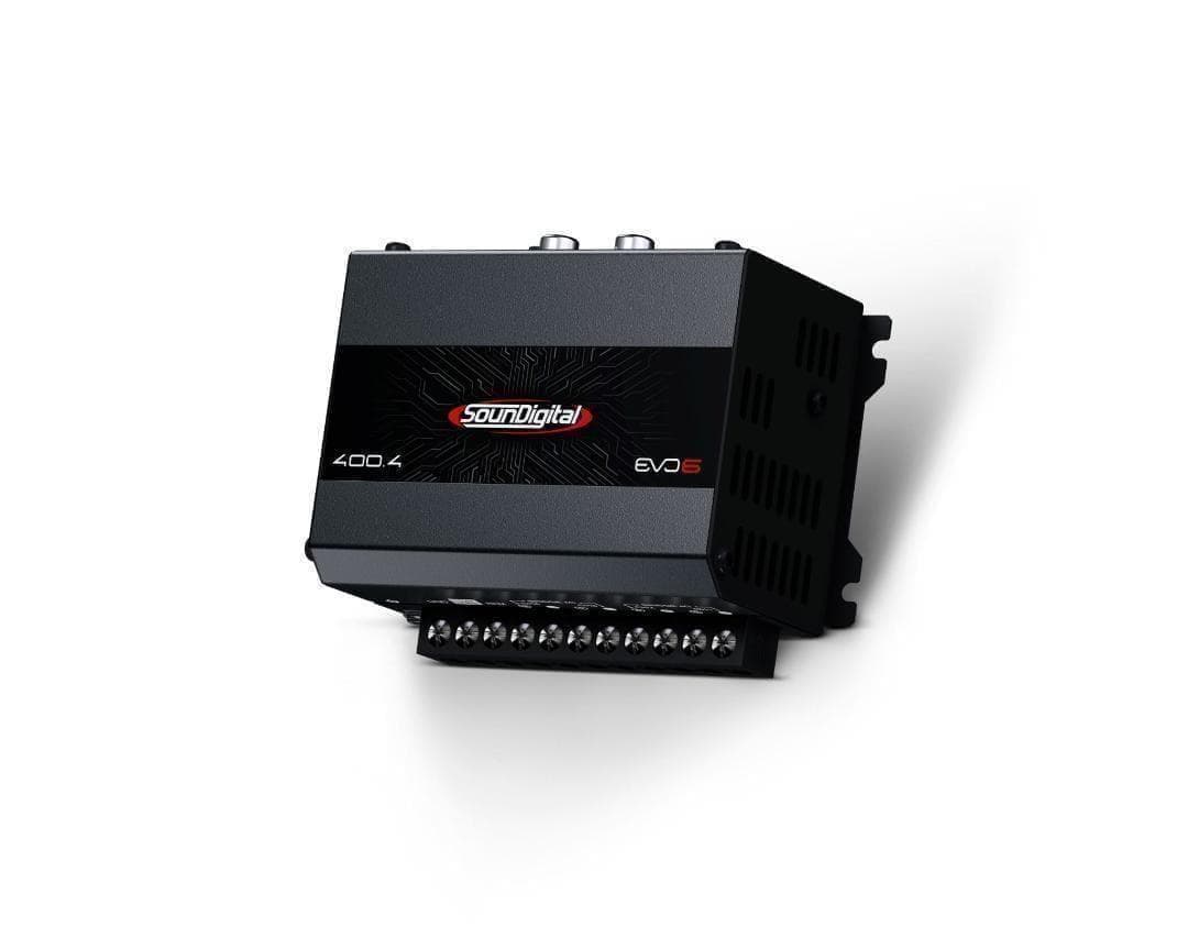 2台400.4 4Ω Evo6 SounDigital 4チャンネル アンプ