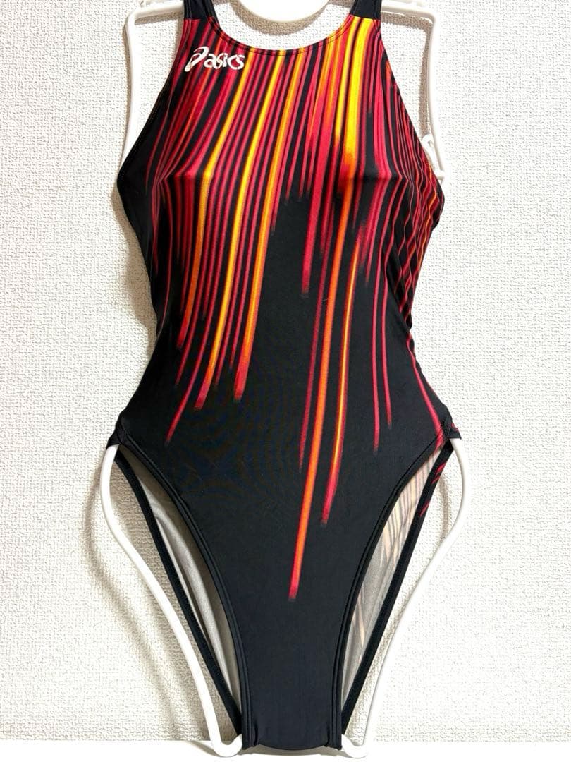 asics 競泳水着 ハイドロ M ハイカット ハイレグ強光沢 アシックス　レア