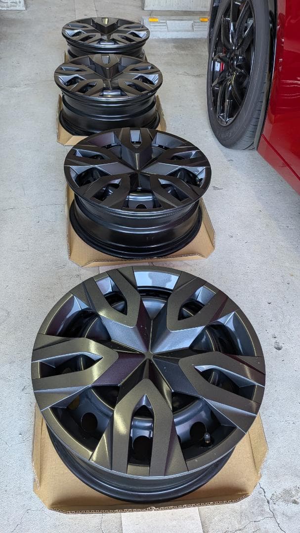 新型プリウス６０系　純正１７インチスチールホイール 4個セット