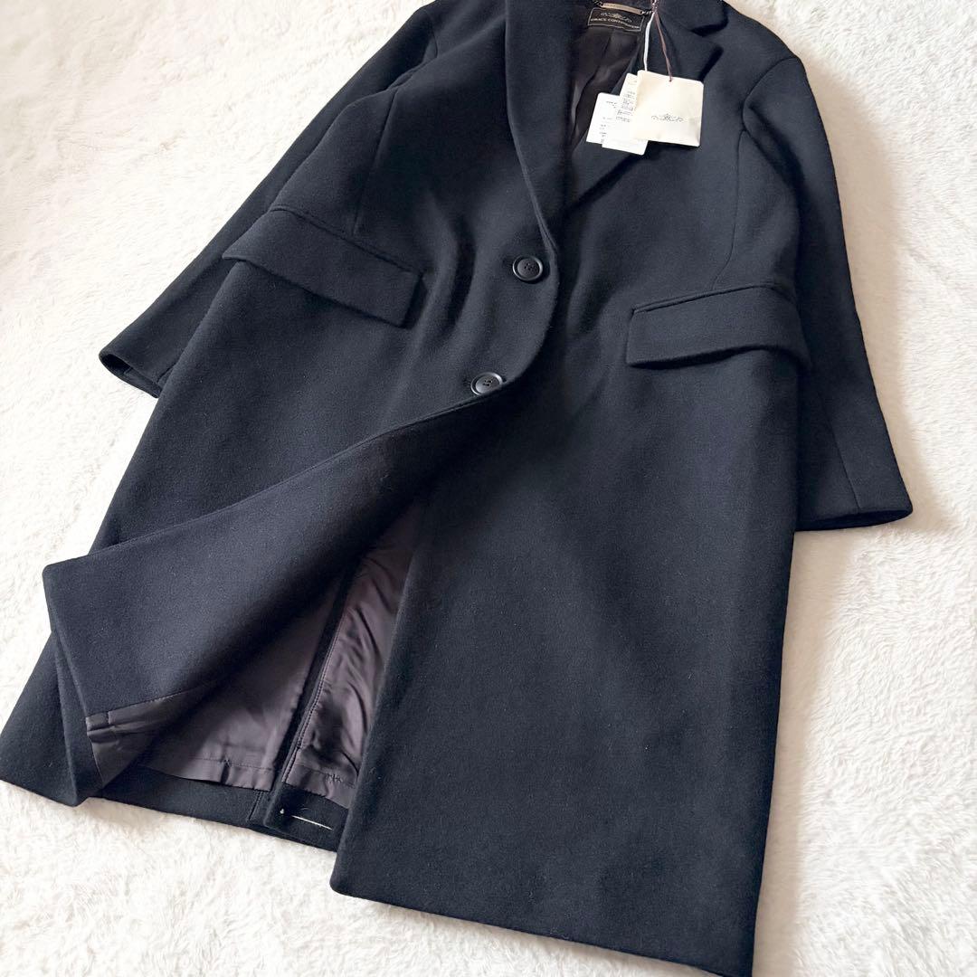 6186 新品未使用✨ グレースコンチネンタル アンゴラメルトンチェスターコート