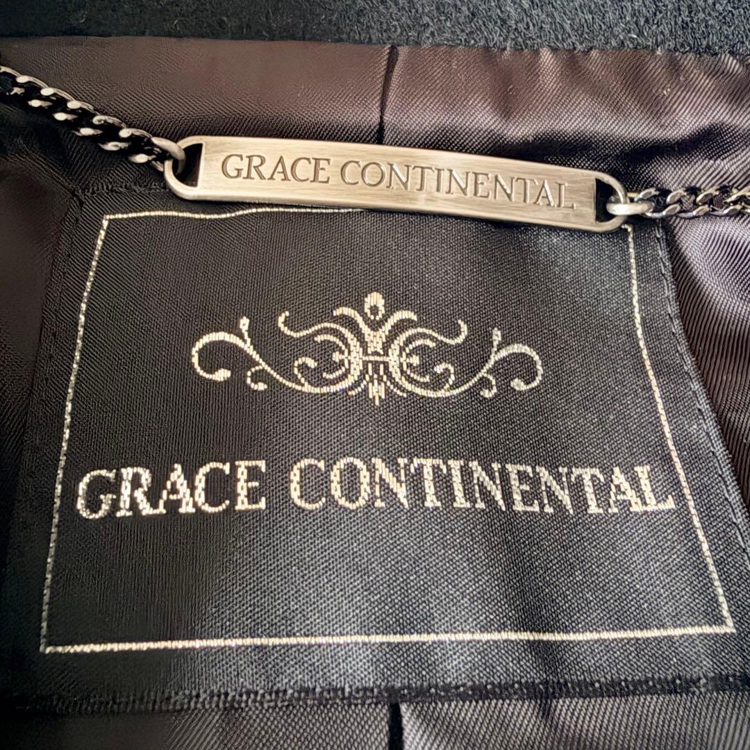 6186 新品未使用✨ グレースコンチネンタル アンゴラメルトンチェスターコート