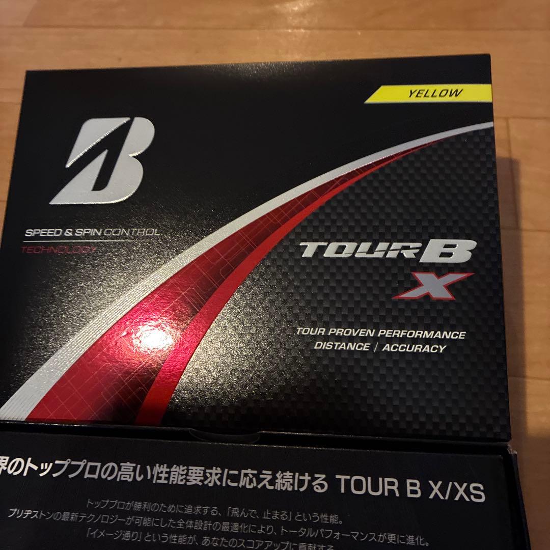 【新品未使用：イエロー】ブリヂストンツアーBX2ダース