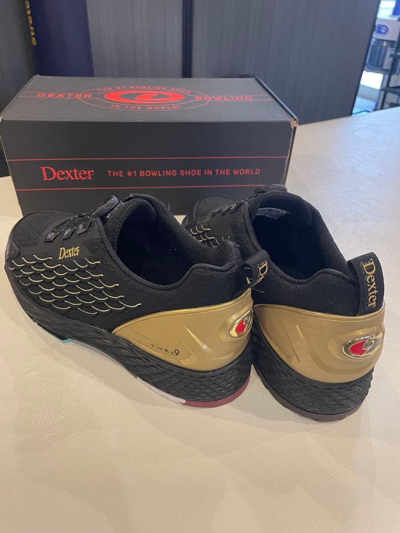 専用　Dexter THE 9 27.5cm /ボウリングシューズ黒/金 新古品