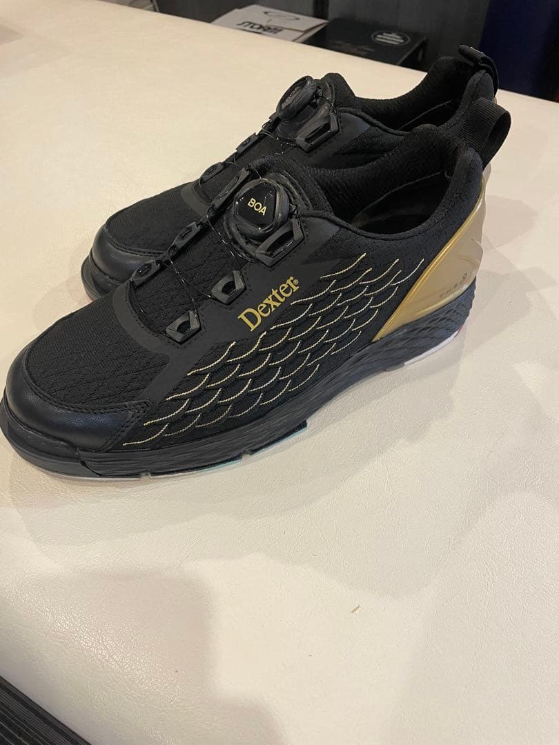 専用　Dexter THE 9 27.5cm /ボウリングシューズ黒/金 新古品