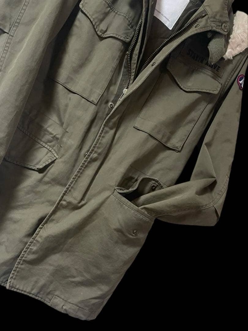 HYSTERIC GLAMOUR モッズコート ミリタリー カーキ M 日本製