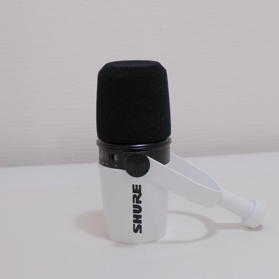 SHURE MV7 ポッドキャストマイクロホン ホワイト