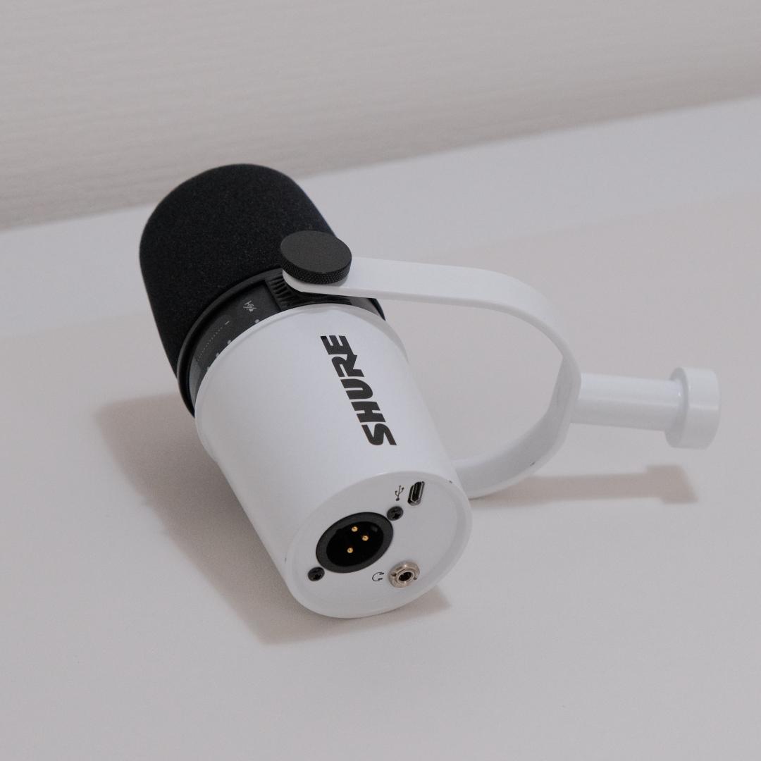 SHURE MV7 ポッドキャストマイクロホン ホワイト