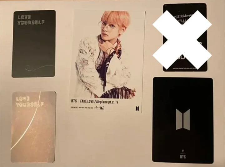 BTS V テヒョン　テテ　トレカ