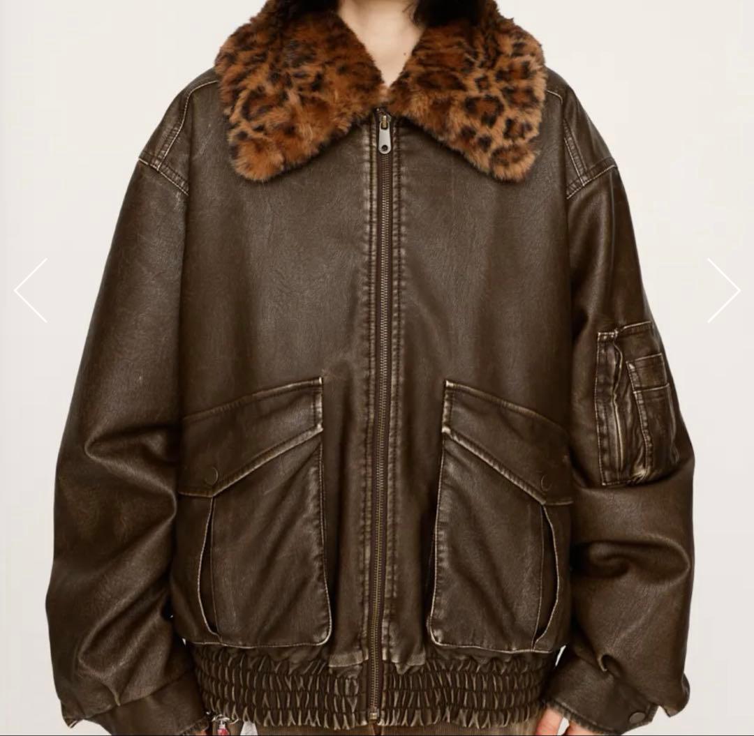 SLY WASHED PUFFER ブルゾン