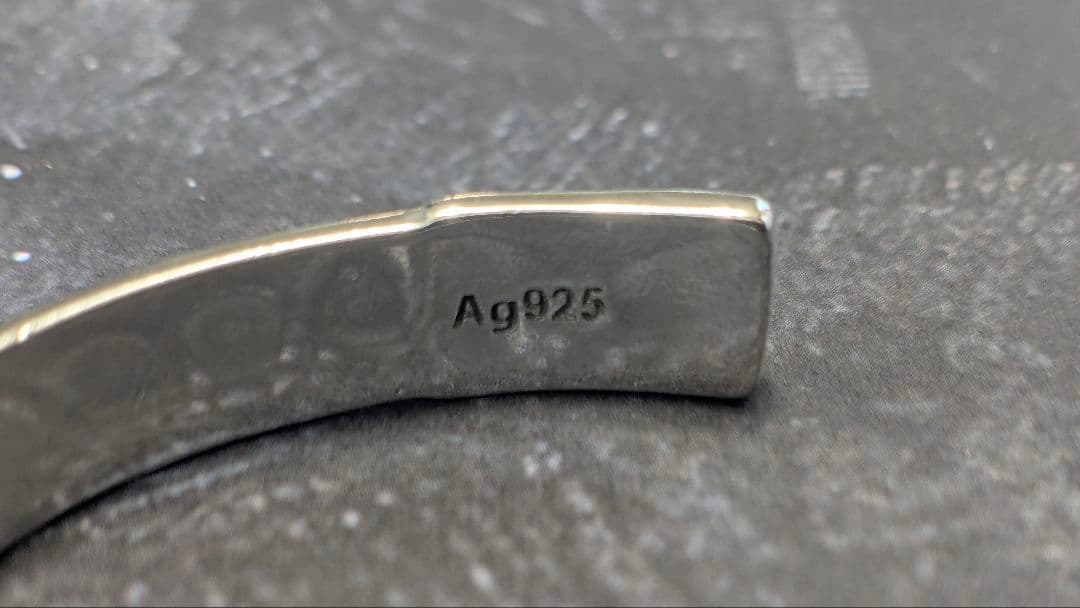 ②【Maid in italy】アレキサンダーマックイーン シルバー バングル