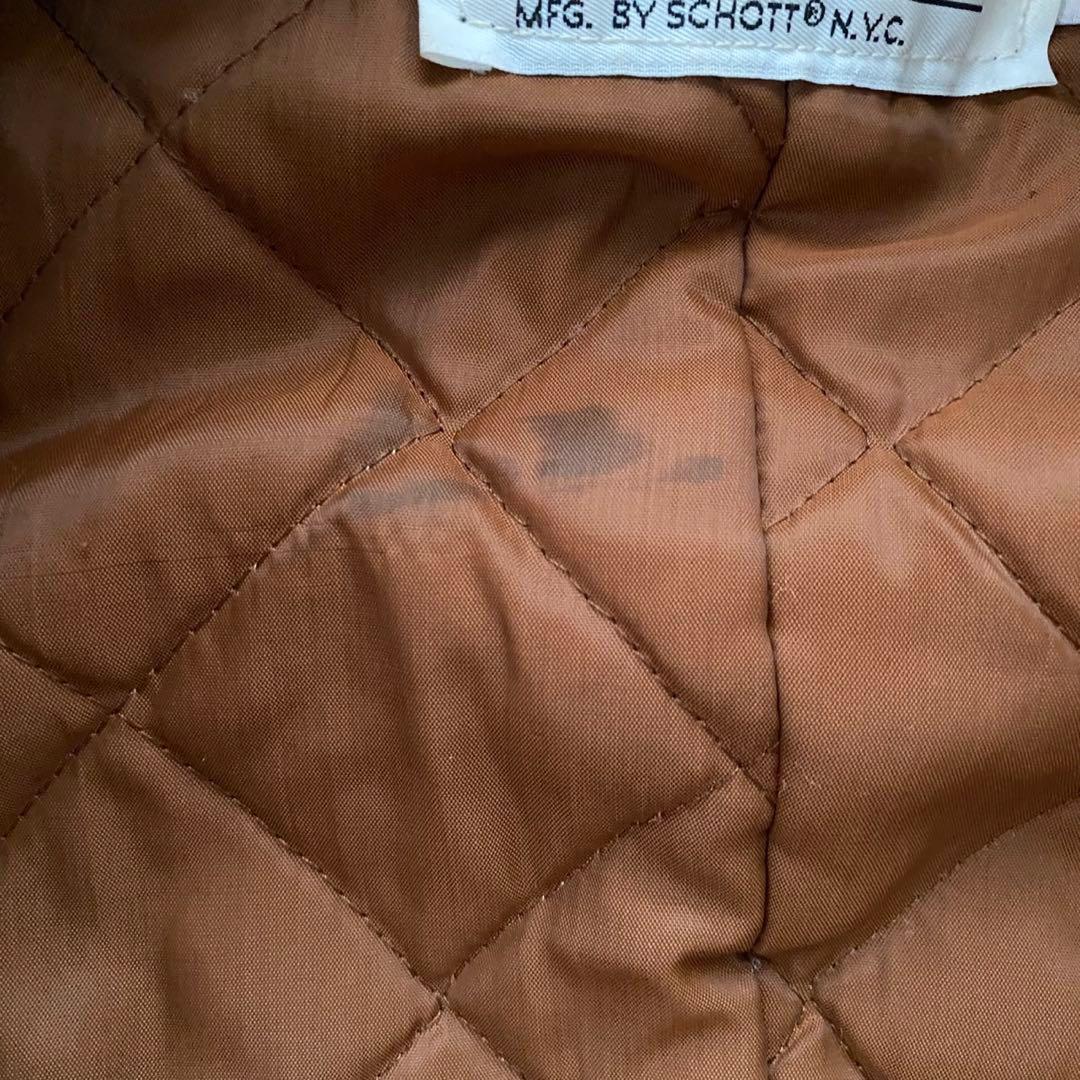 希少カラー Schott 740N　Pコート 40チェック