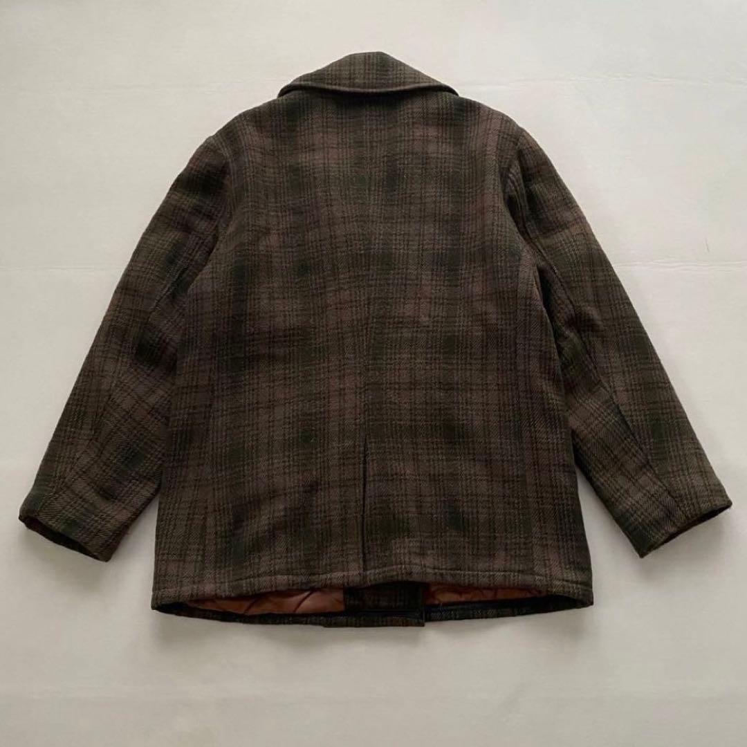 希少カラー Schott 740N　Pコート 40チェック