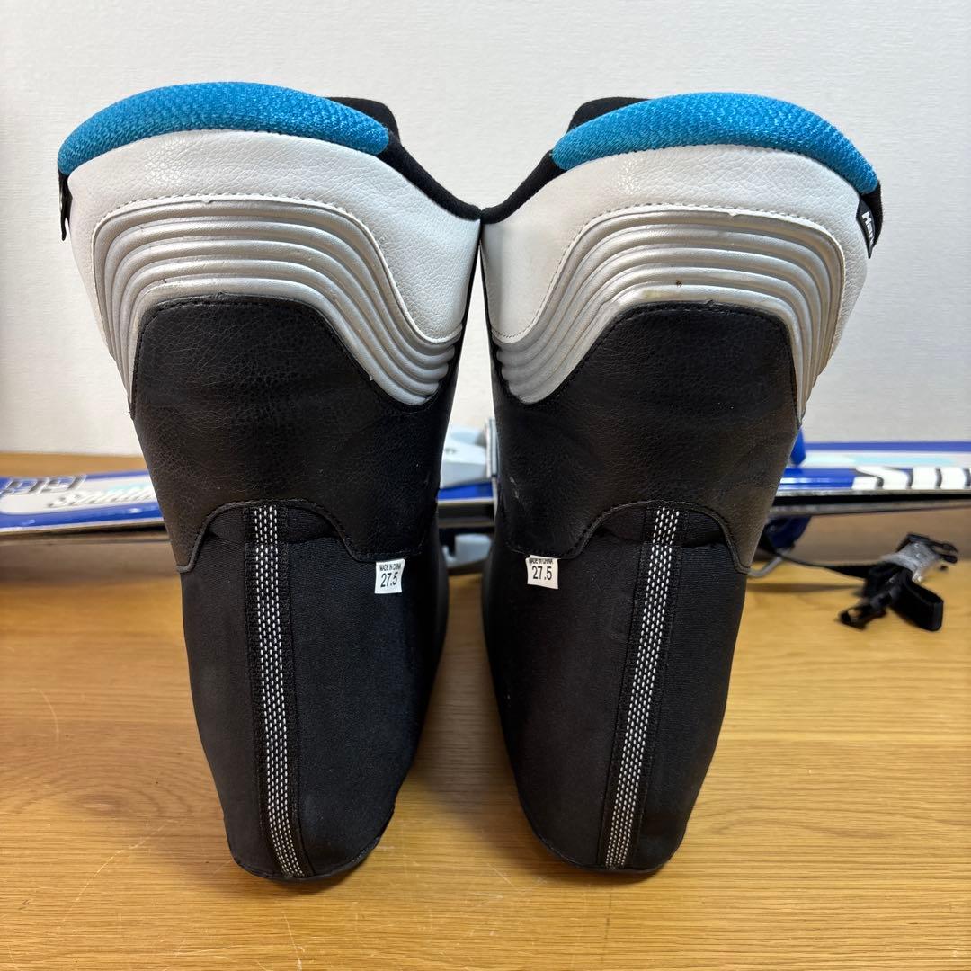 メンズ　ショートスキー　ファンスキーセット　27 -27.5 cmブーツ付