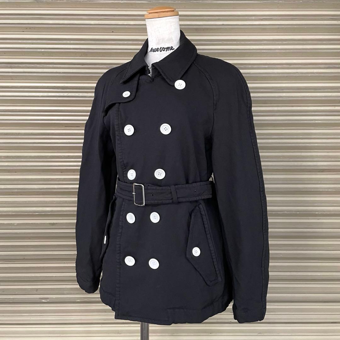 ブラックコムデギャルソン トレンチコート ジャケット ベルト付 archive