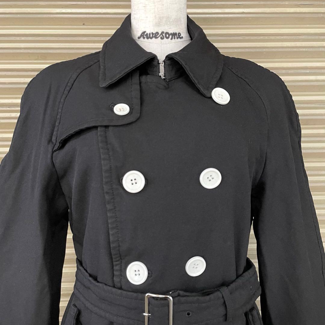 ブラックコムデギャルソン トレンチコート ジャケット ベルト付 archive