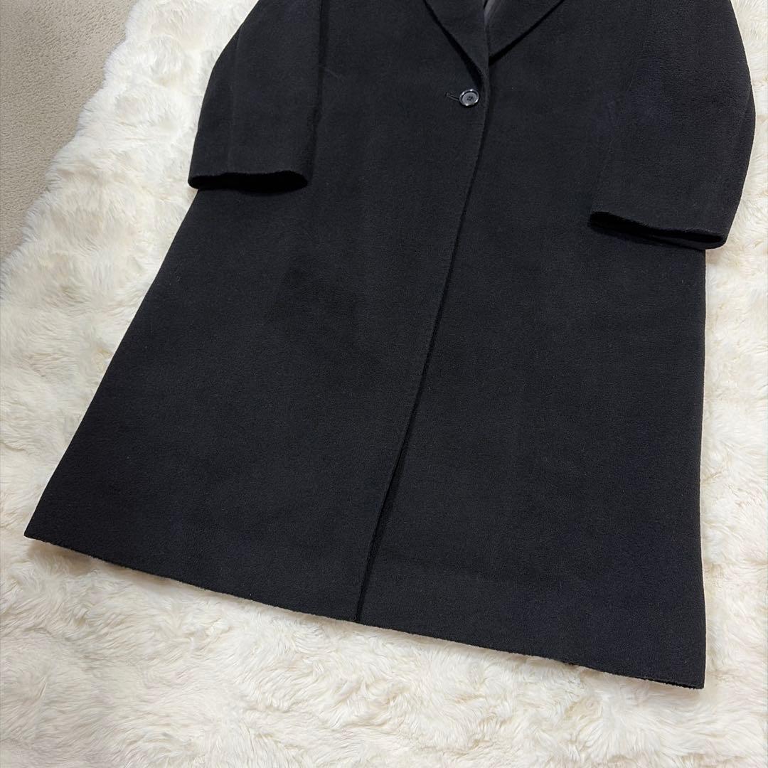 極美品 23区 ウールカシミヤビーバー 滝沢眞規子さん着用 ブラック コート