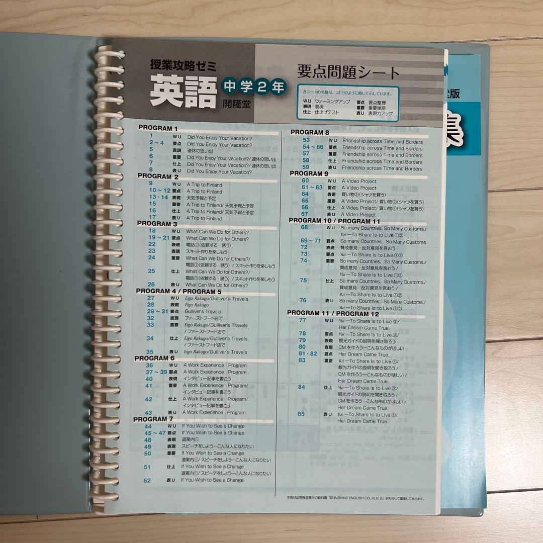 中学2年　授業攻略ゼミ　Mighty Navi　6教科セット国数社（地・歴）理英