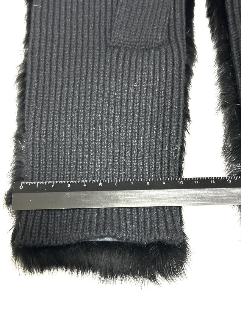 ✨アーカイヴ✨ ヨウジヤマモト　00aw　ラビットファー　ミトン　手袋