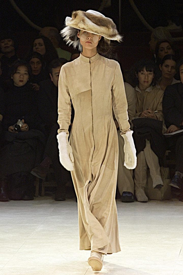 ✨アーカイヴ✨ ヨウジヤマモト　00aw　ラビットファー　ミトン　手袋