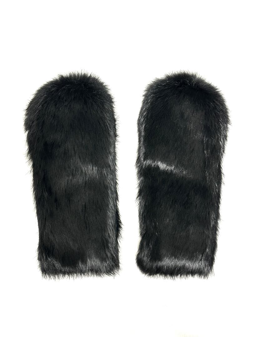 ✨アーカイヴ✨ ヨウジヤマモト　00aw　ラビットファー　ミトン　手袋