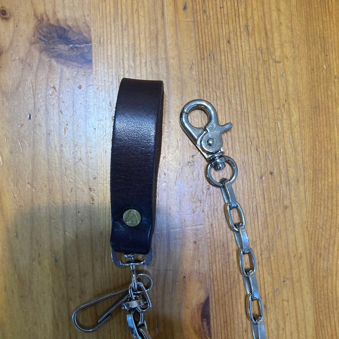 HTC ウォレットチェーン ブラウン エイチティーシー