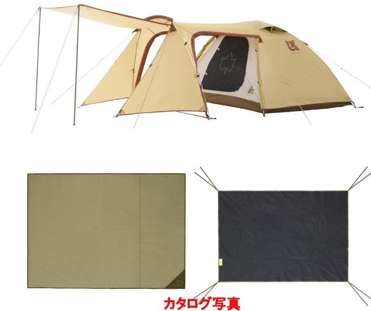 美品！ロゴス Fes Breeze 2ルーム DUOプラス BC マット シート