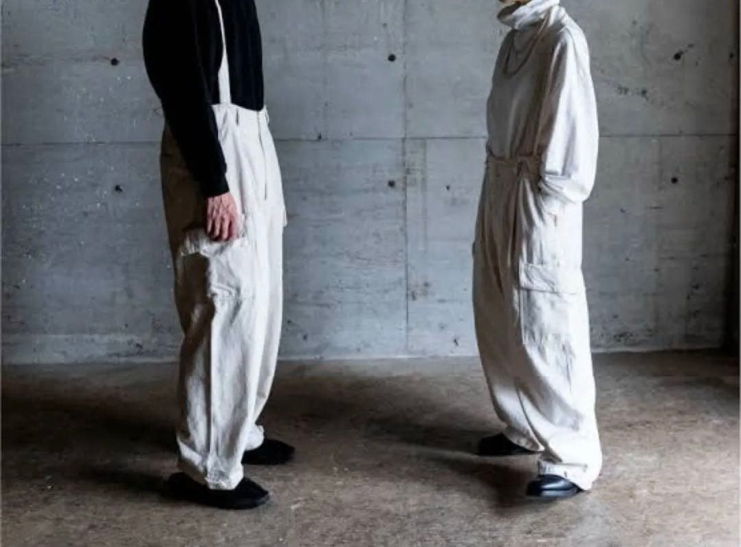 2024 UpcycleLino × OEUVRE チノサスペンダーパンツ