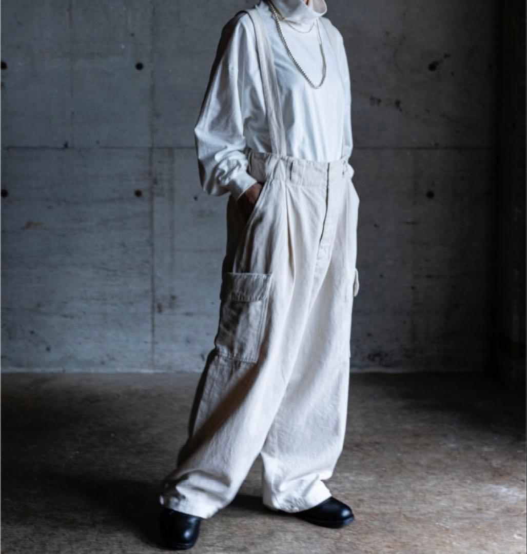 2024 UpcycleLino × OEUVRE チノサスペンダーパンツ