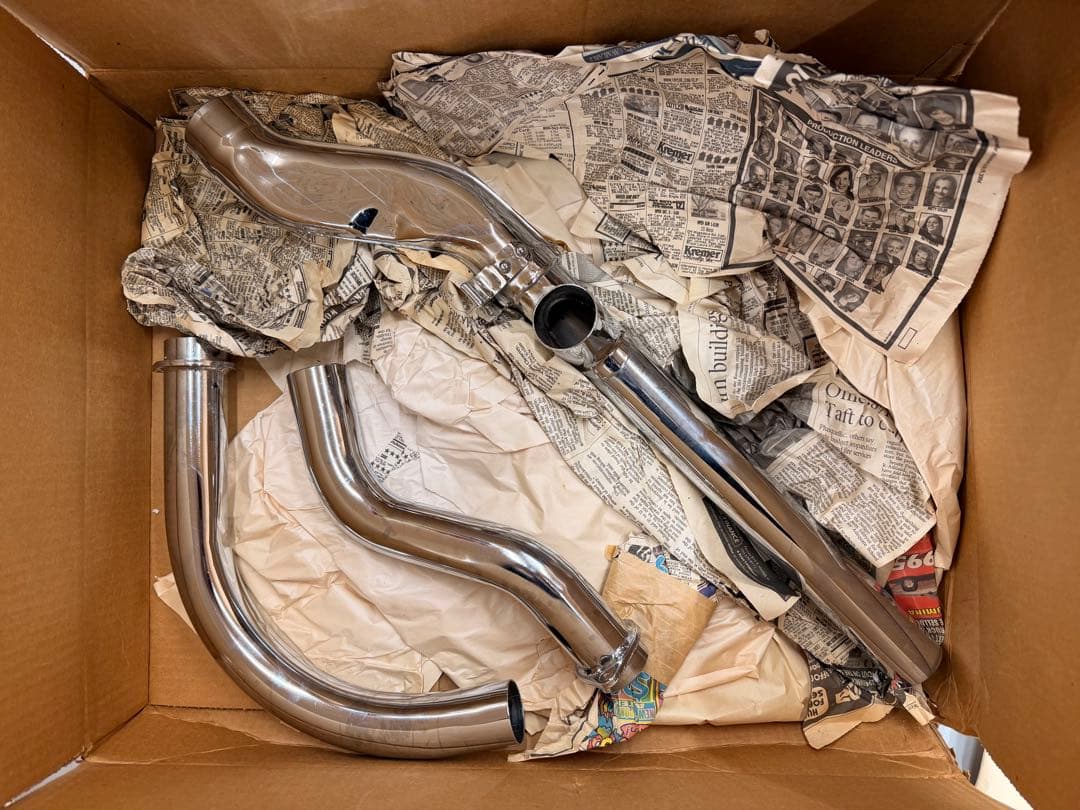 ハーレー Vツイン　29-0152 エギゾーストヘッダー　アーリーショベル