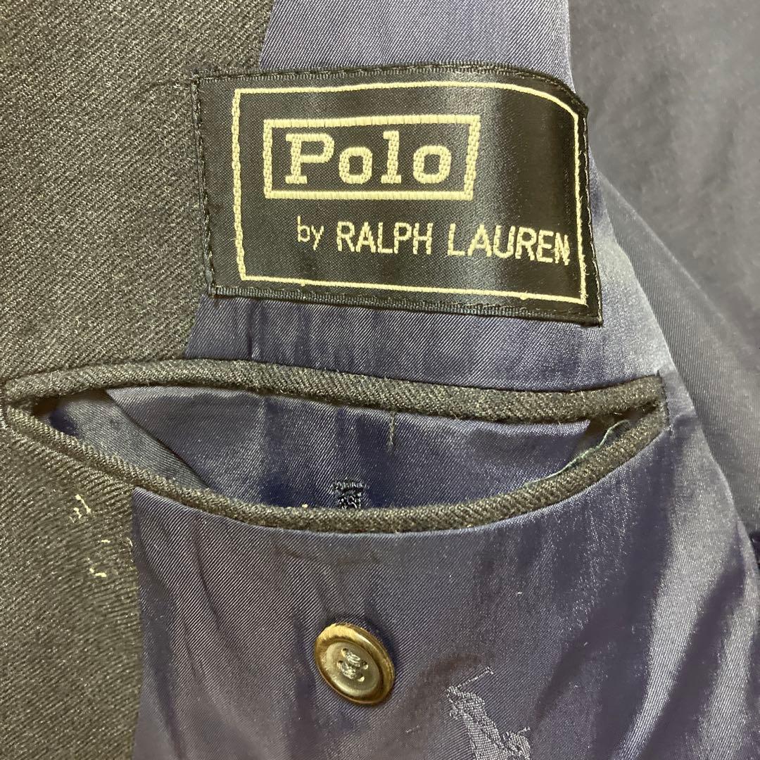 ポロラルフローレン　polo by ralph lauren スーツ　ウール　紺