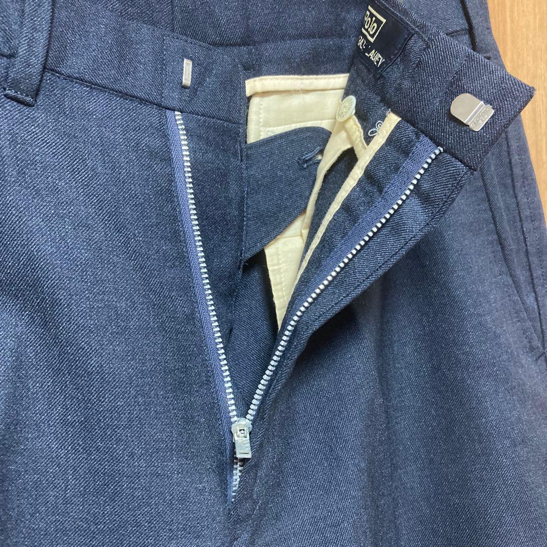 ポロラルフローレン　polo by ralph lauren スーツ　ウール　紺