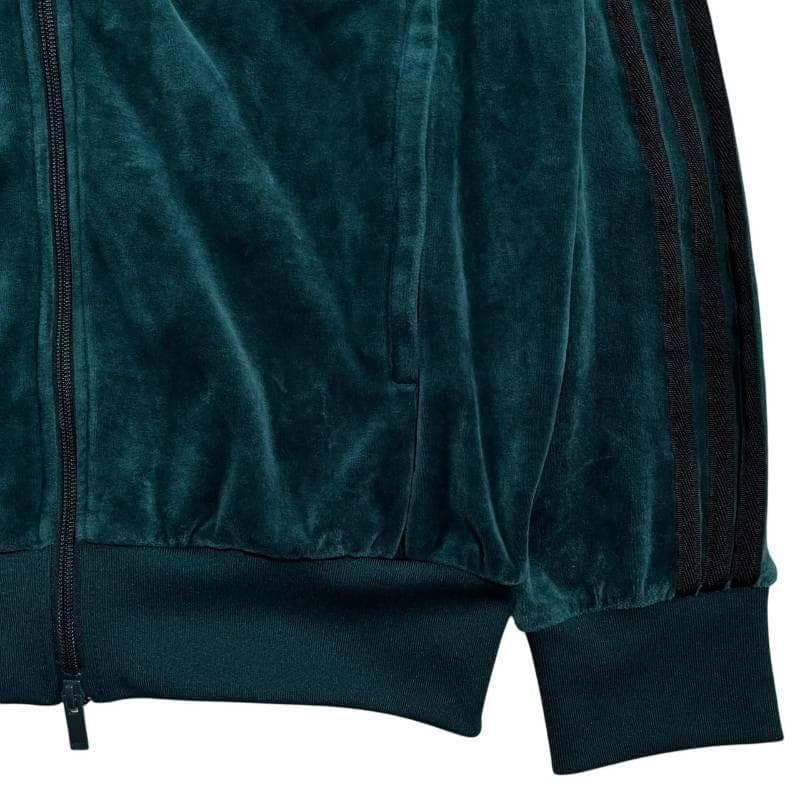 ☆9937_1 adidas SST ベロア トラックトップ オーロラアイビー