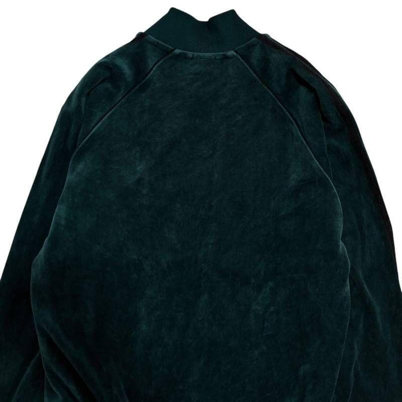 ☆9937_1 adidas SST ベロア トラックトップ オーロラアイビー