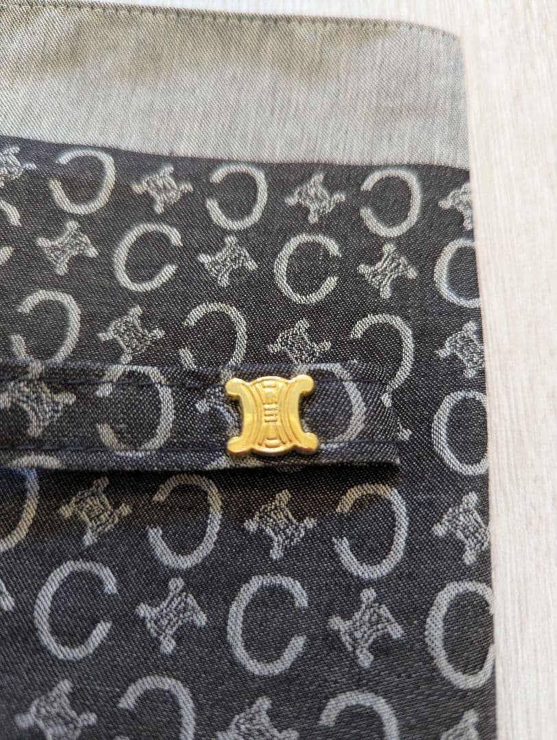 美品◇セリーヌ☆マダカム折り畳み傘　トリオンフ　晴雨兼用