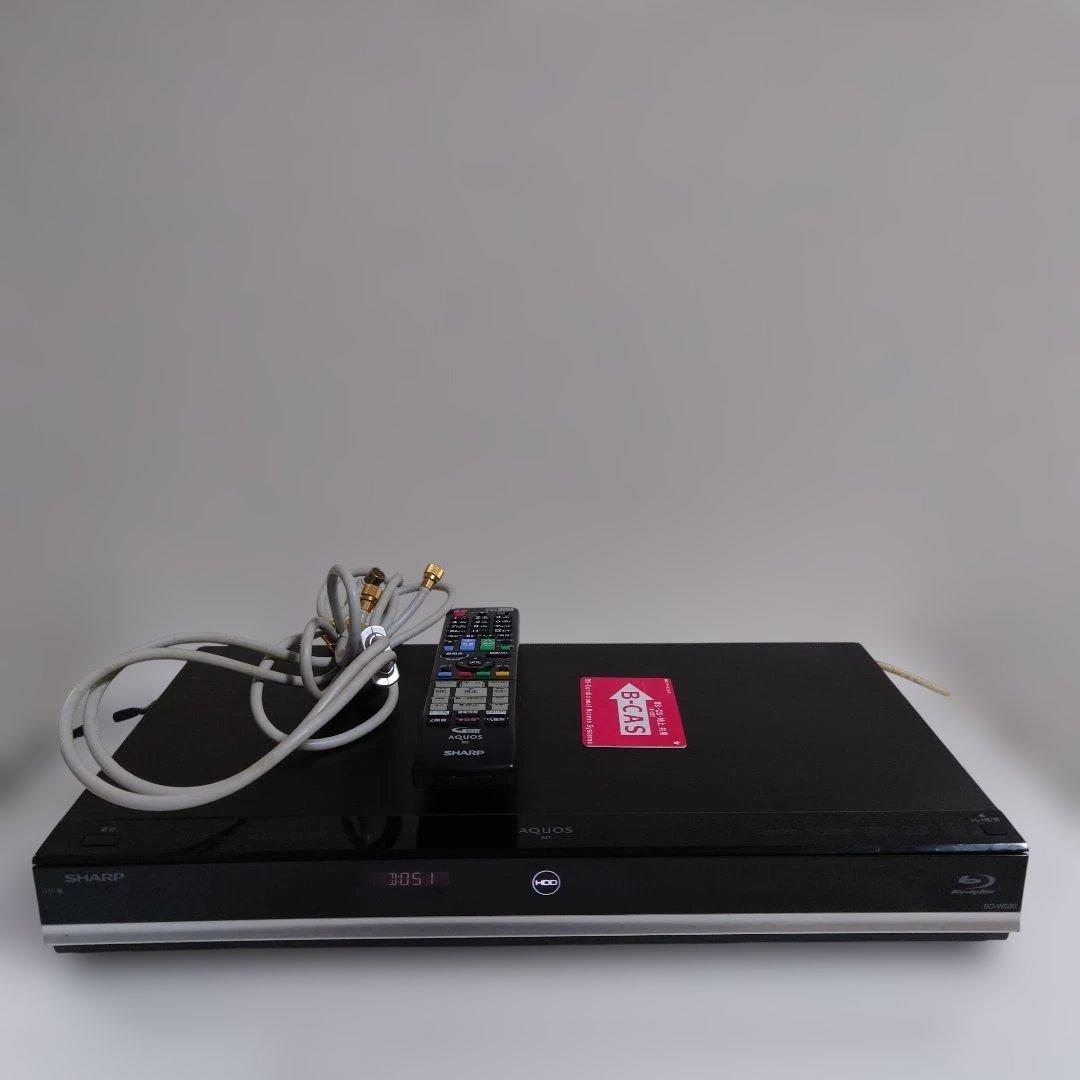 SHARP ブルーレイレコーダー BD－W580 2番組同時録画　リモコン