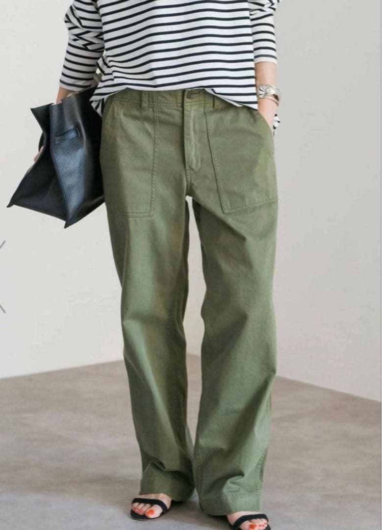 2025 Spick and Span ルーズベイカーパンツ 38