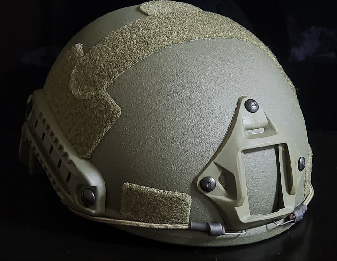 NIJ-Ⅲa 実物 防弾ヘルメット 55㎝～62㎝ /OD、 FAST OPS